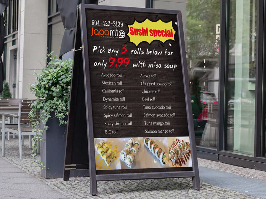 Sandwich Board (A Frame)